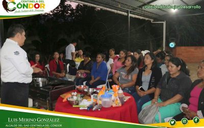 SE DA INICIO AL CURSO DE GASTRONOMIA EN CENTINELA DEL CÓNDOR.