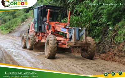 SE REALIZAN TRABAJOS DE MANTENIMIENTO VIAL TRAMO ZUMBI – SAN MIGUEL DE LA HUECA.