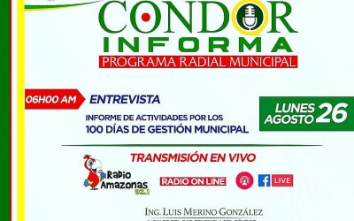 LANZAMIENTO OFICIAL DEL PROGRAMA RADIAL GAD CENTINELA DEL CÓNDOR INFORMA A SU PUEBLO.