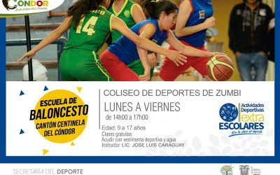 ESCUELA DE BALONCESTO EN CENTINELA DEL CÓNDOR.