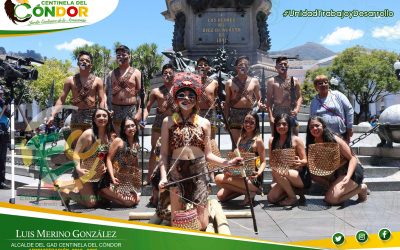 GRUPO DE DANZA DE CENTINELA DEL CÓNDOR PARTICIPA DEL CAMBIO DE GUARDIA PRESIDENCIAL.