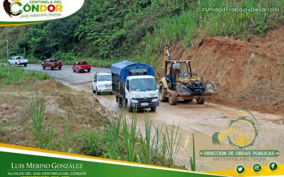 TRABAJOS DE MANTENIMIENTO VIAL EN CENTINELA DEL CÓNDOR