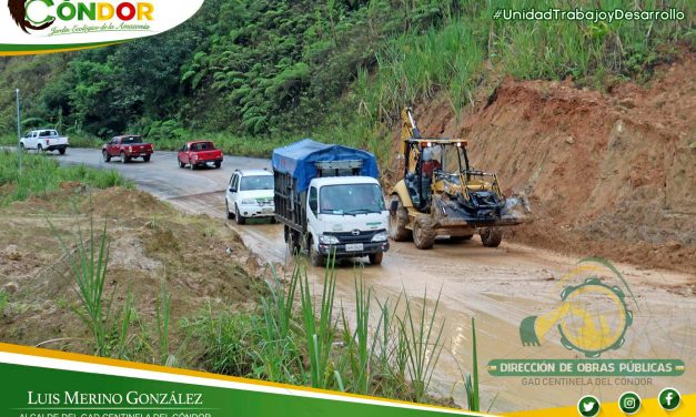 TRABAJOS DE MANTENIMIENTO VIAL EN CENTINELA DEL CÓNDOR