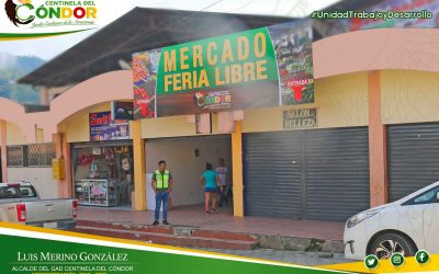 SE DA INICIO A LA APERTURA DEL MERCADO Y FERIA LIBRE EN CENTINELA DEL CÓNDOR
