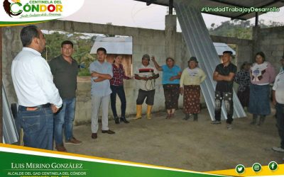 GAD CENTINELA DEL CÓNDOR CONTRIBUYE CON TRABAJOS DE MEJORAMIENTO EN SECTORES DEL CANTÓN.