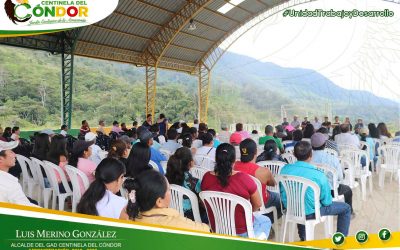 GAD CENTINELA DEL CÓNDOR Y GAD PROVINCIAL DE ZAMORA CHINCHIPE MANTUVIERON REUNIÓN DE TRABAJO EN NANGUIPA ALTO.