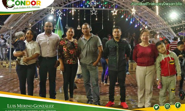 ENCENDIDO DE LUCES NAVIDEÑAS EN CENTINELA DEL CÓNDOR