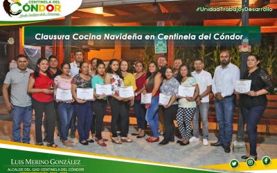 CLAUSURA DEL CURSO DE COCINA NAVIDEÑA.