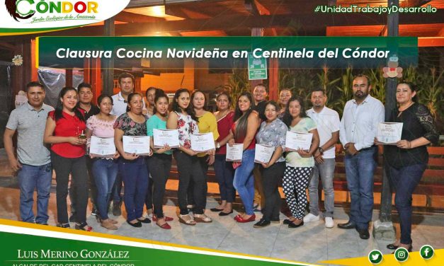 CLAUSURA DEL CURSO DE COCINA NAVIDEÑA.