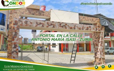 GAD DE CENTINELA DEL CÓNDOR REALIZA TRABAJOS DE ADECENTAMIENTO, CONSTRUCCIÓN Y REHABILITACIÓN EN LOS ATRACTIVOS TURÍSTICOS DE LA CIUDADA DE ZUMBI.