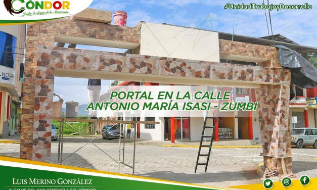 GAD DE CENTINELA DEL CÓNDOR REALIZA TRABAJOS DE ADECENTAMIENTO, CONSTRUCCIÓN Y REHABILITACIÓN EN LOS ATRACTIVOS TURÍSTICOS DE LA CIUDADA DE ZUMBI.