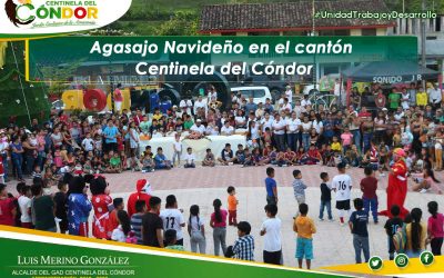 GAD DE CENTINELA DEL CÓNDOR AGASAJO A LOS NIÑOS Y NIÑAS DEL CANTÓN.
