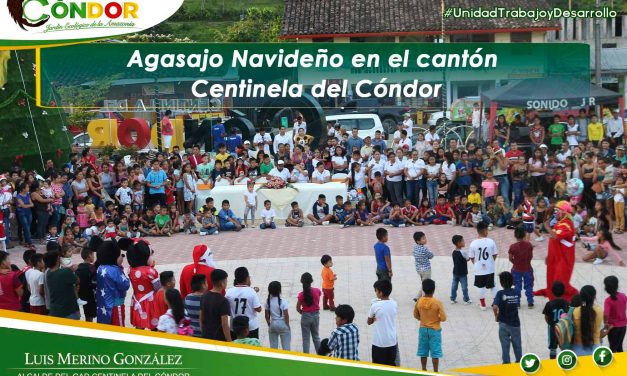 GAD DE CENTINELA DEL CÓNDOR AGASAJO A LOS NIÑOS Y NIÑAS DEL CANTÓN.