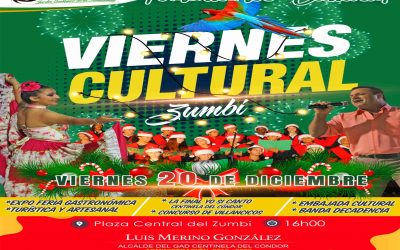 VIERNES CULTURAL LA GRAN FINAL EN EL  PARQUE CENTRAL DE LA CIUDAD DE ZUMBI