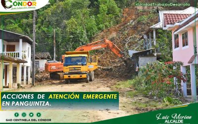 ACCIONES DE ATENCIÓN EMERGENTE EN PANGUINTZA.