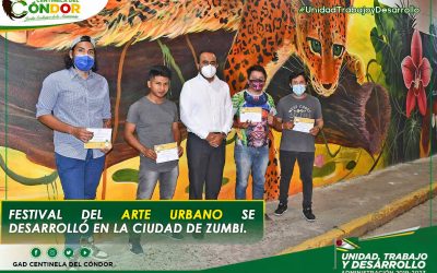 FESTIVAL DEL ARTE URBANO SE DESARROLLÓ EN LA CIUDAD DE ZUMBI.