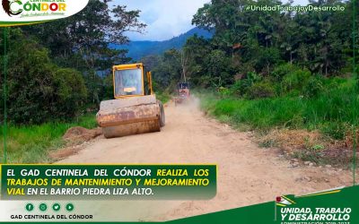 TRABAJOS DE MANTENIMIENTO Y MEJORAMIENTO VIAL EN EL BARRIO PIEDRA LIZA ALTO.
