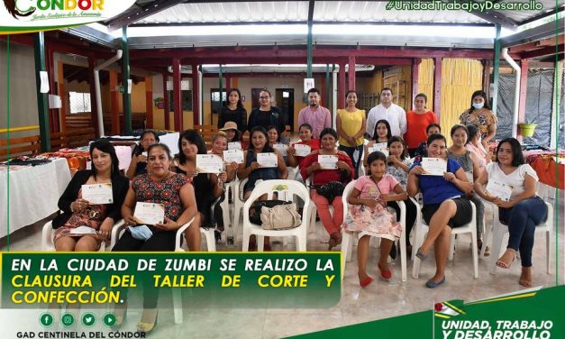 EN LA CIUDAD DE ZUMBI SE REALIZO LA CLAUSURA DEL TALLER DE CORTE Y CONFECCIÓN.