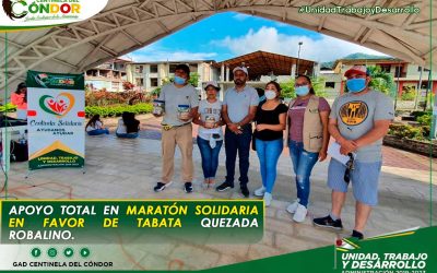 APOYO TOTAL EN MARATÓN SOLIDARIA EN FAVOR DE TABATA QUEZADA ROBALINO.