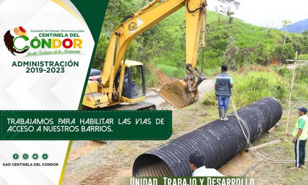 TRABAJAMOS PARA HABILITAR LAS VIAS DE ACCESO A NUESTROS BARRIOS.