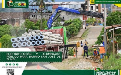 ELECTRIFICACIÓN Y ALUMBRADO PÚBLICO PARA EL BARRIO SAN JOSÉ DE ZUMBI.