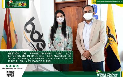 GESTION DE FINANCIAMIENTO PARA LOS ESTUDIOS DEFINITIVOS DEL PLAN MAESTRO DE AGUA POTABLE, ALCANTARILLADO SANITARIO Y PLUVIAL EN LA CIUDAD DE ZUMBI.