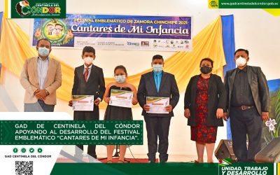 GAD DE CENTINELA DEL CÓNDOR APOYA AL DESARROLLO DEL FESTIVAL EMBLEMÁTICO “CANTARES DE MI INFANCIA”.