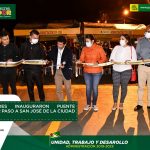 AUTORIDADES INAUGURARON PUENTE VEHICULAR PASO A SAN JOSÉ DE LA CIUDAD DE ZUMBI.