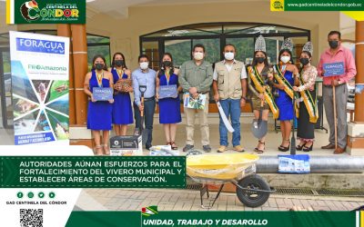 AUTORIDADES AÚNAN ESFUERZOS PARA EL FORTALECIMIENTO DEL VIVERO MUNICIPAL Y ESTABLECER ÁREAS DE CONSERVACIÓN.