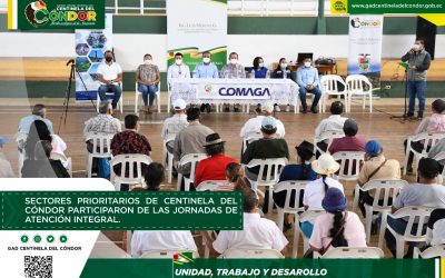 SECTORES PRIORITARIOS DE CENTINELA DEL CÓNDOR PARTICIPARON DE LAS JORNADAS DE ATENCIÓN INTEGRAL.