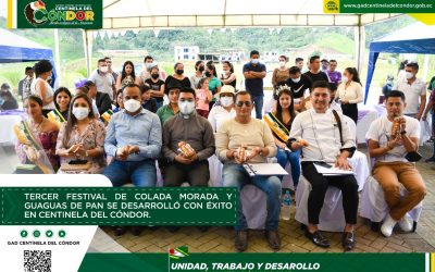 TERCER FESTIVAL DE COLADA MORADA Y GUAGUAS DE PAN SE DESARROLLÓ CON ÉXITO EN CENTINELA DEL CÓNDOR