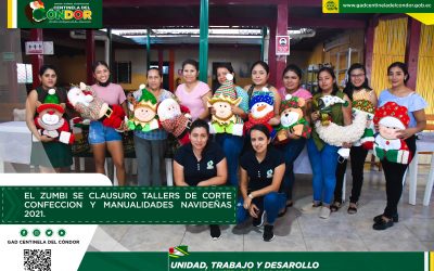 EL ZUMBI SE CLAUSURÓ TALLERES DE CORTE CONFECCIÓN Y MANUALIDADES NAVIDEÑAS.