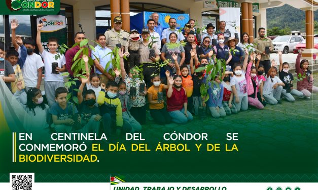 EN CENTINELA DEL CÓNDOR SE CONMEMORÓ EL DÍA DEL ÁRBOL Y DE LA BIODIVERSIDAD.