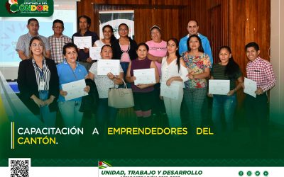 CAPACITACIÓN A EMPRENDEDORES DEL CANTÓN