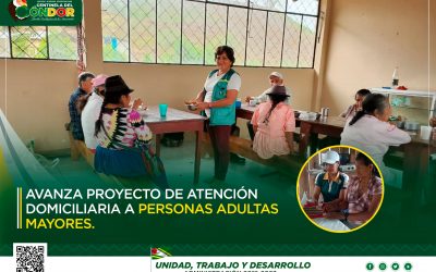 AVANZA PROYECTO DE ATENCIÓN DOMICILIARIA A PERSONAS ADULTAS MAYORES