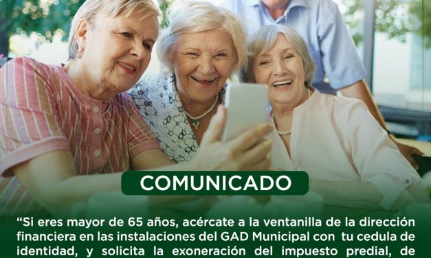 ::EXONERACIÓN DE IMPUESTO PREDIAL PARA LOS ADULTOS MAYORES::