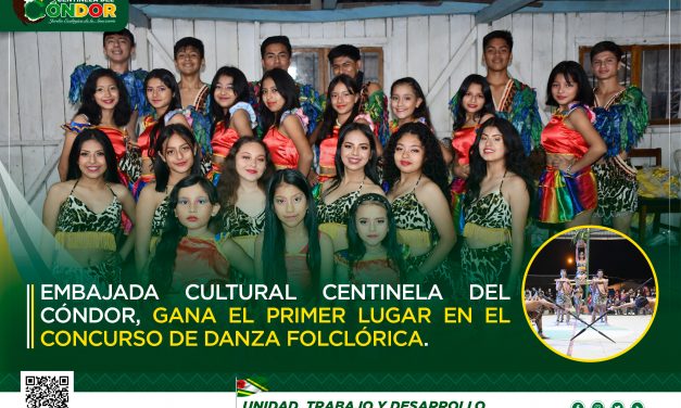 EMBAJADA CULTURAL CENTINELA DEL CÓNDOR, GANA EL PRIMER LUGAR EN EL CONCURSO DE DANZA FOLCLÓRICA.