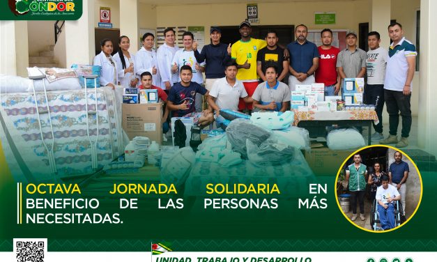 OCTAVA JORNADA SOLIDARIA EN BENEFICIO DE LAS PERSONAS MÁS NECESITADAS.