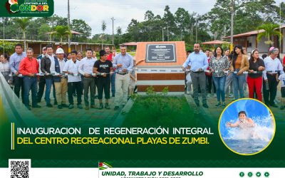 SE INAUGURÓ IMPORTANTE OBRA DE REGENERACIÓN INTEGRAL DEL CENTRO RECREACIONAL PLAYAS DE ZUMBI.
